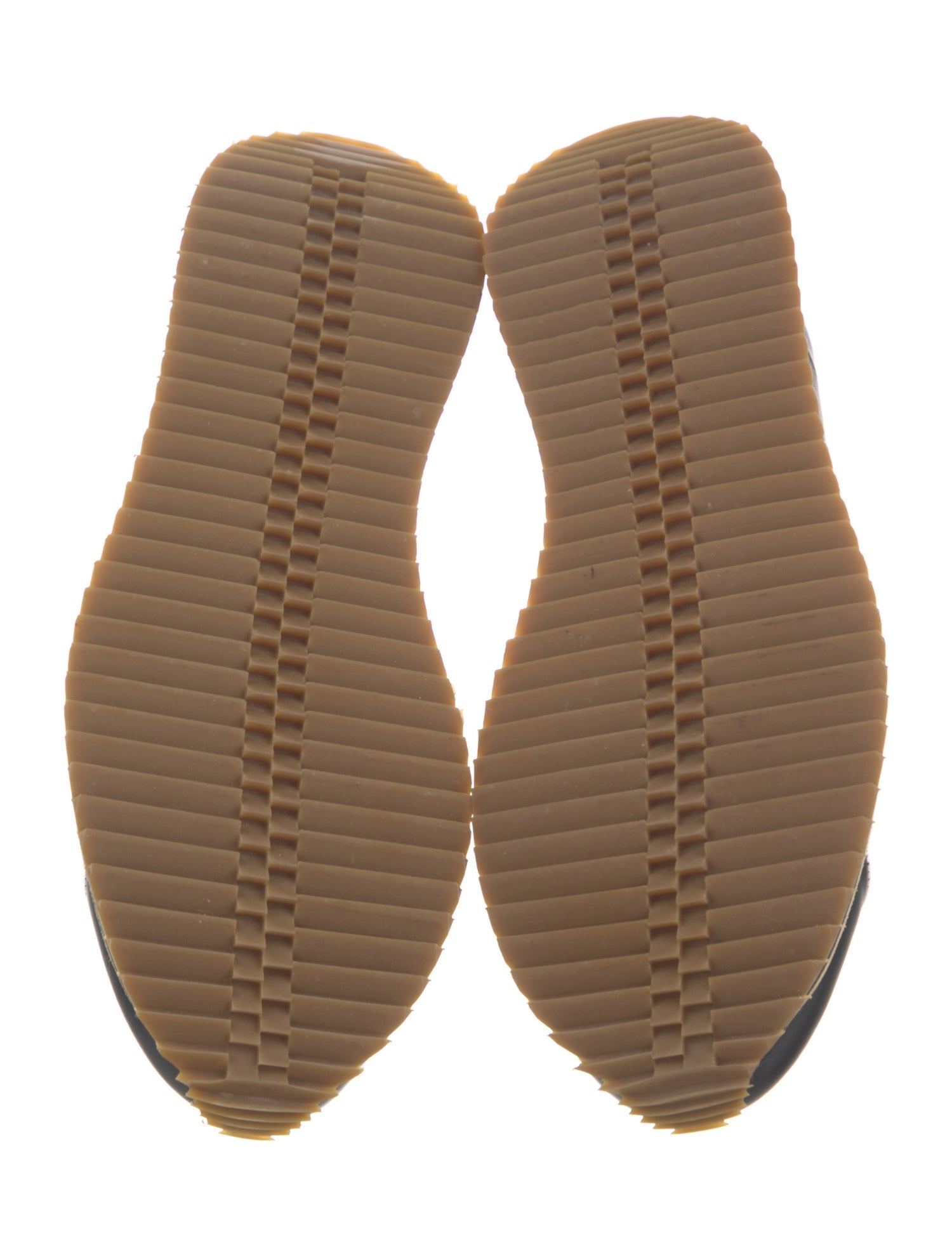 The Office of Angela Scott Leather Colorblock Pattern Sneakers